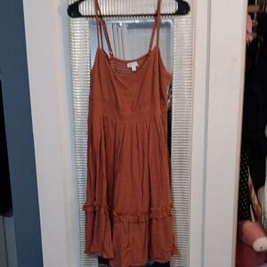 Mittoshop Terracotta Sleeveless Dress